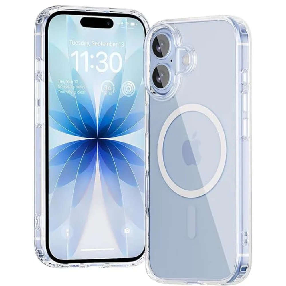 IPhone 17 Magnetic Phone Case High Quality Acrylic Transparent case